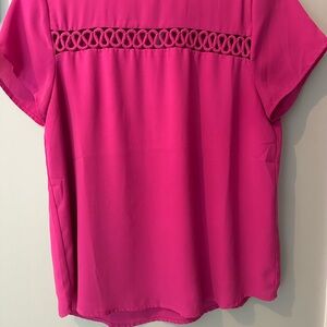 Papermoon Pink Cut Out Blouse